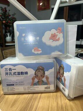 Wet-compress Cotton Pad SET